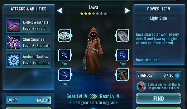 SWGOH Jawa Review