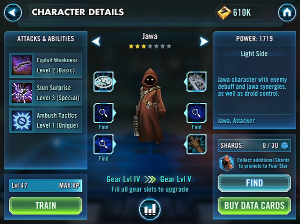 Star Wars: Galaxy of Heroes Jawa Review