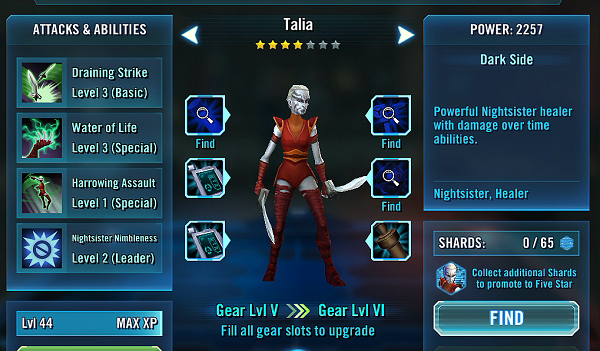 SWGOH Talia Review