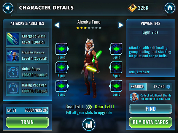 Star Wars: Galaxy of Heroes Ahsoka Tano Review