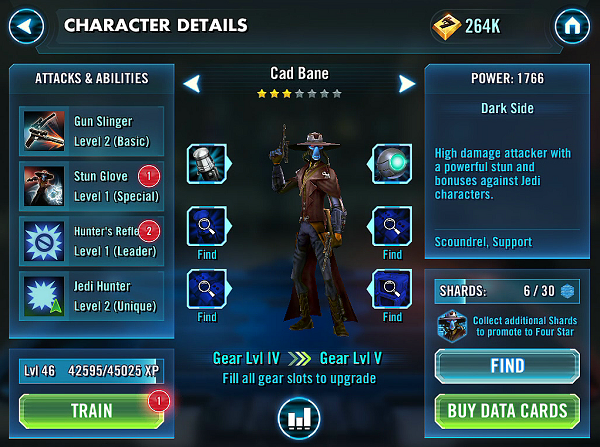 Star Wars: Galaxy of Heroes Cad Bane Review