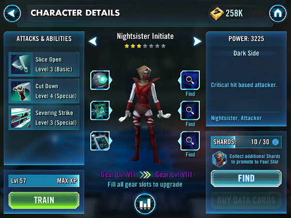 Star Wars: Galaxy of Heroes Nightsister Initiate Review