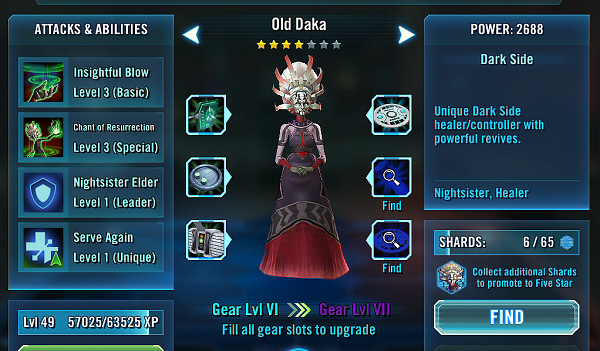 SWGOH Old Daka Review