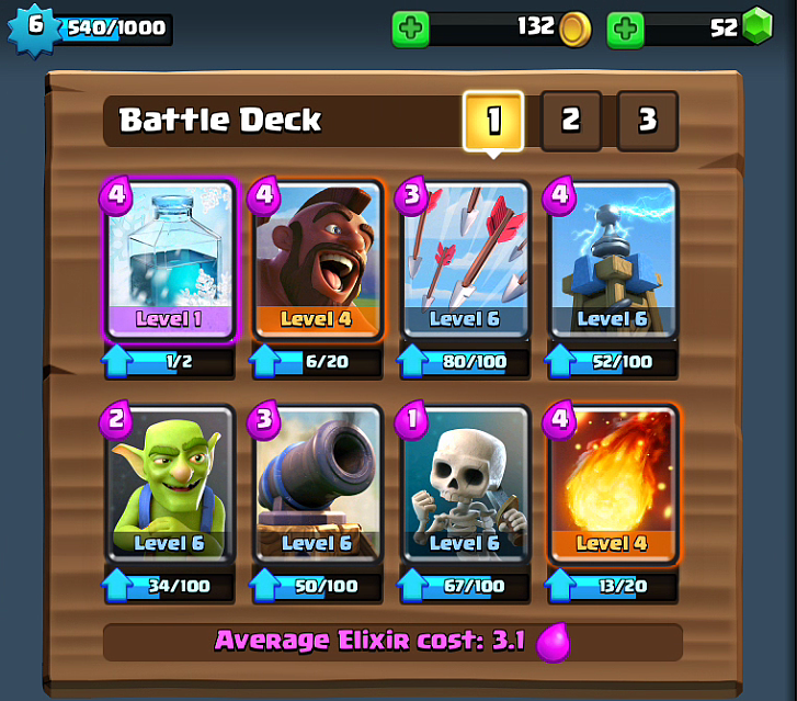 Hog Rider Freeze Deck