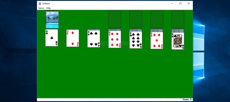 classic solitaire windows xp