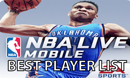 nba live MOBILE list