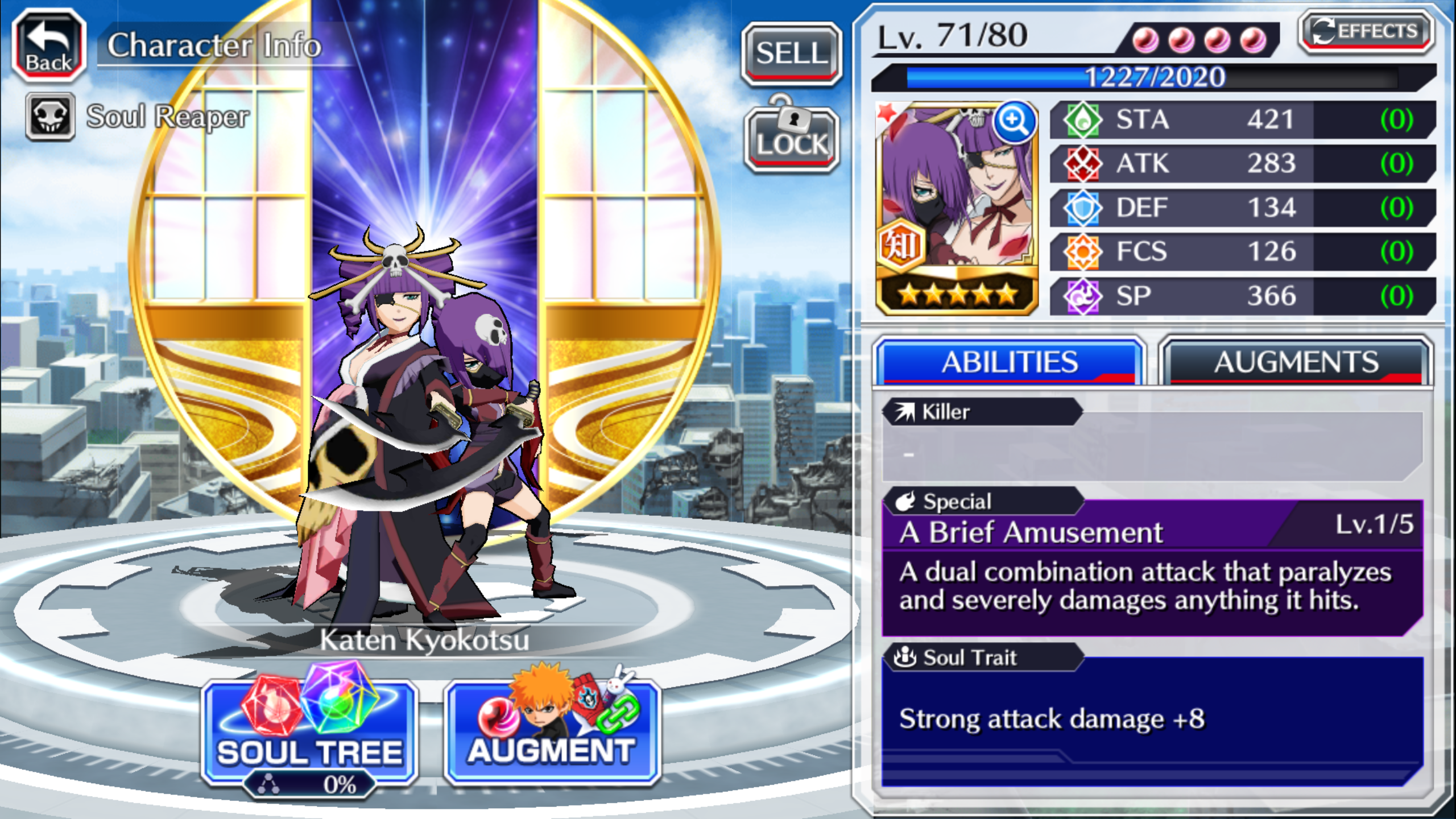 Bleach Brave Souls Character Review: Katen Kyokotsu