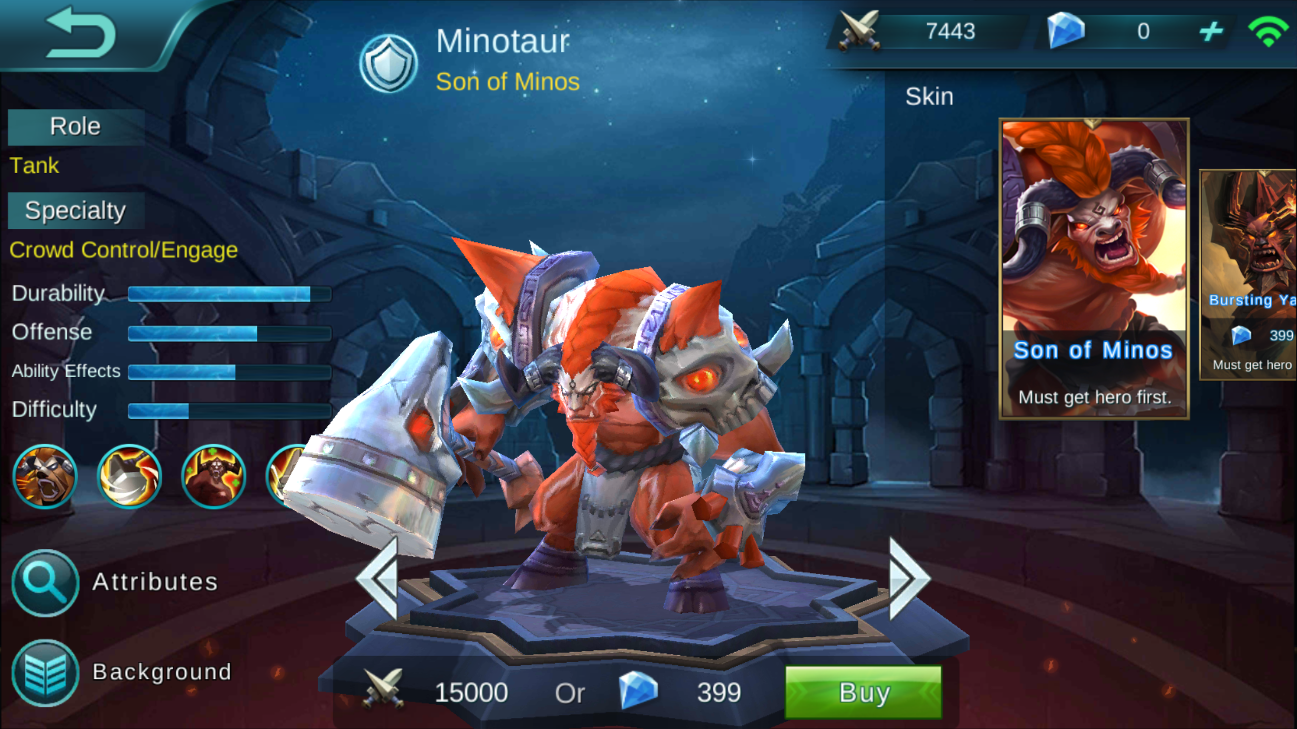 Minotaur Son of Minos Review [Mobile Legends: Bang Bang]