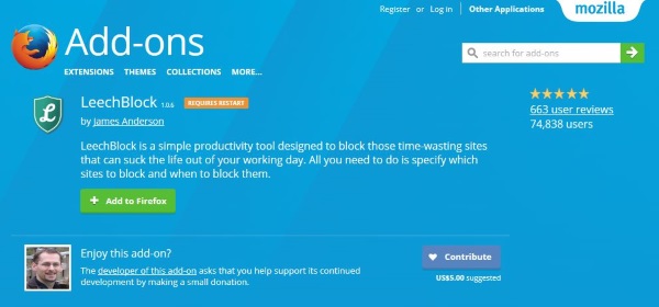 How to block a website in Firefox 3