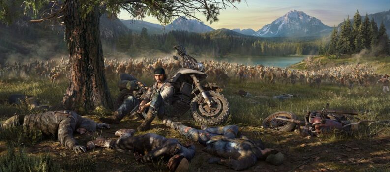 days gone ps4 key art