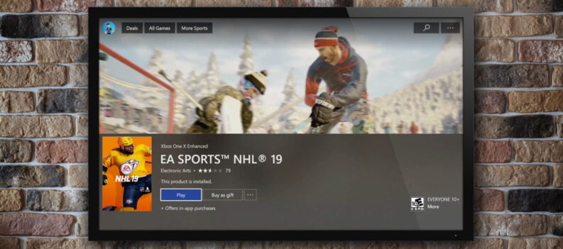 xbox store autoplay video