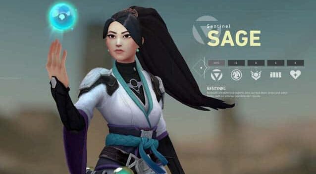 sage valorant character
