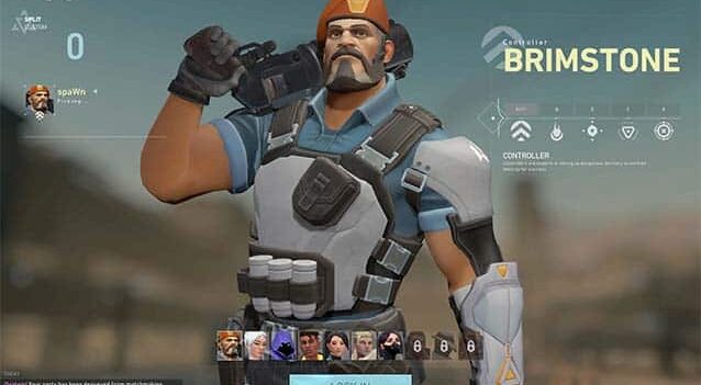 valorant brimstone character