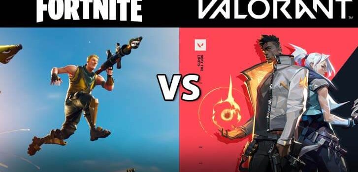 valorant vs fortnite
