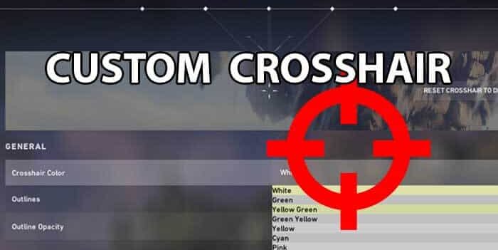 change crosshair valorant