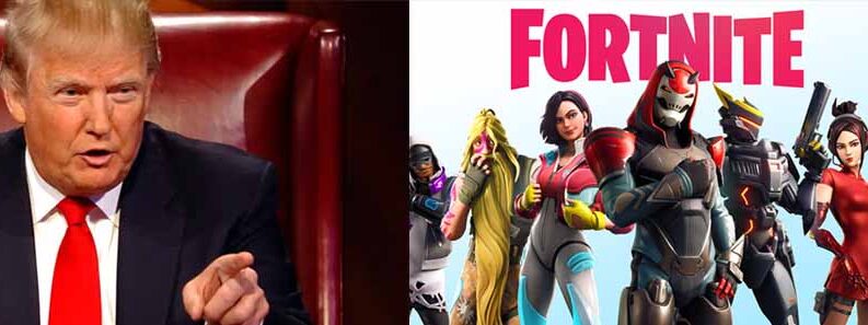 trump banning fortnite cover