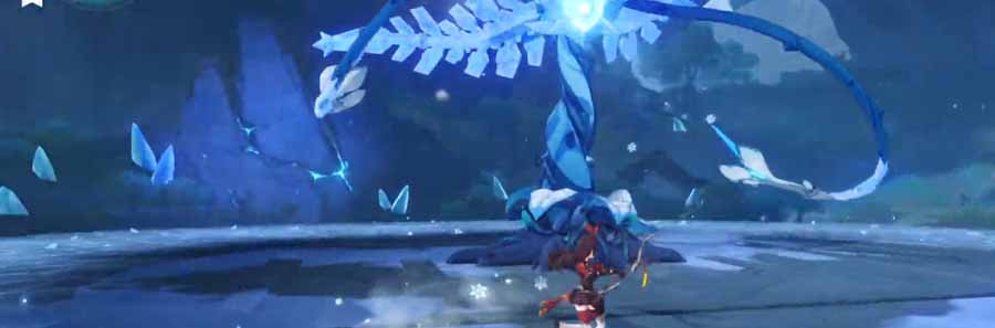 Genshin Impact Cryo Regisvine | How To Kill Cryo Regisvine
