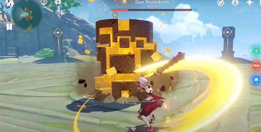 Genshin Impact Geo Hypotasis | How To Kill Geo Hypostasis