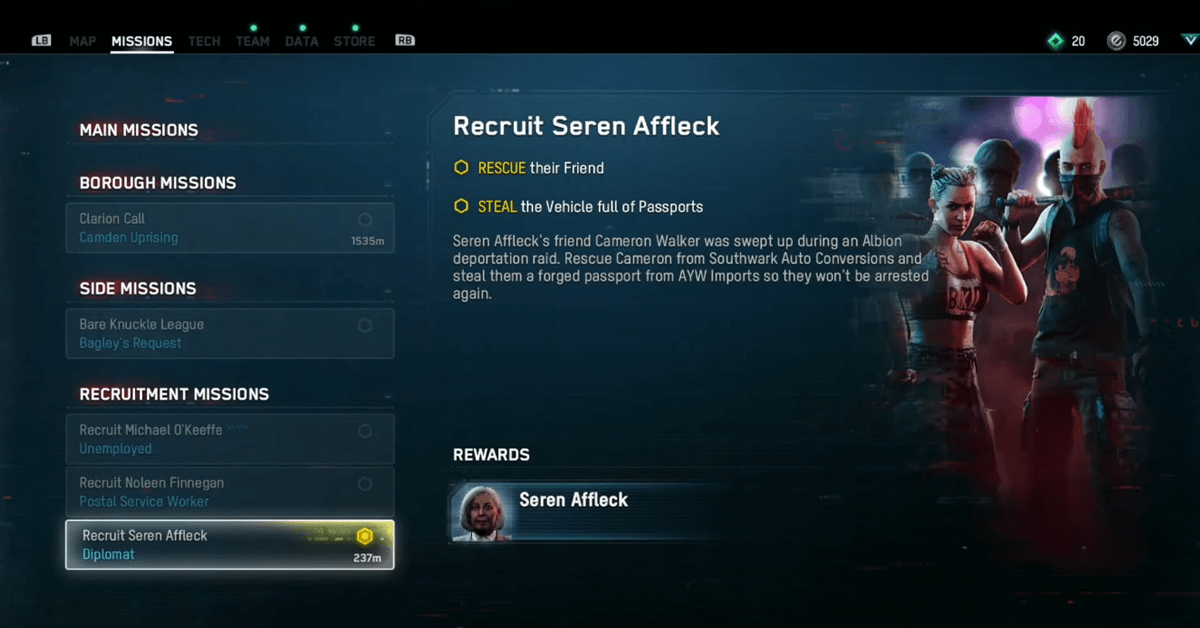 How to Recruit Seren Affleck – Watch Dogs Legion