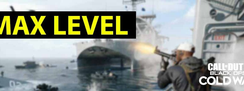 max level black ops cold war