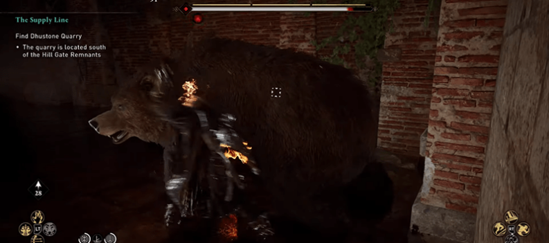 ac valhalla how to kill the legendary drunk bear