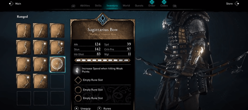 acv best mythic weapons locations