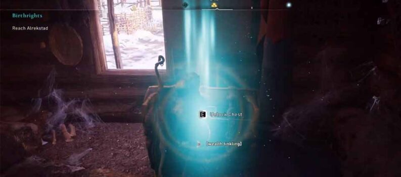 desrted chalet chest key location cover