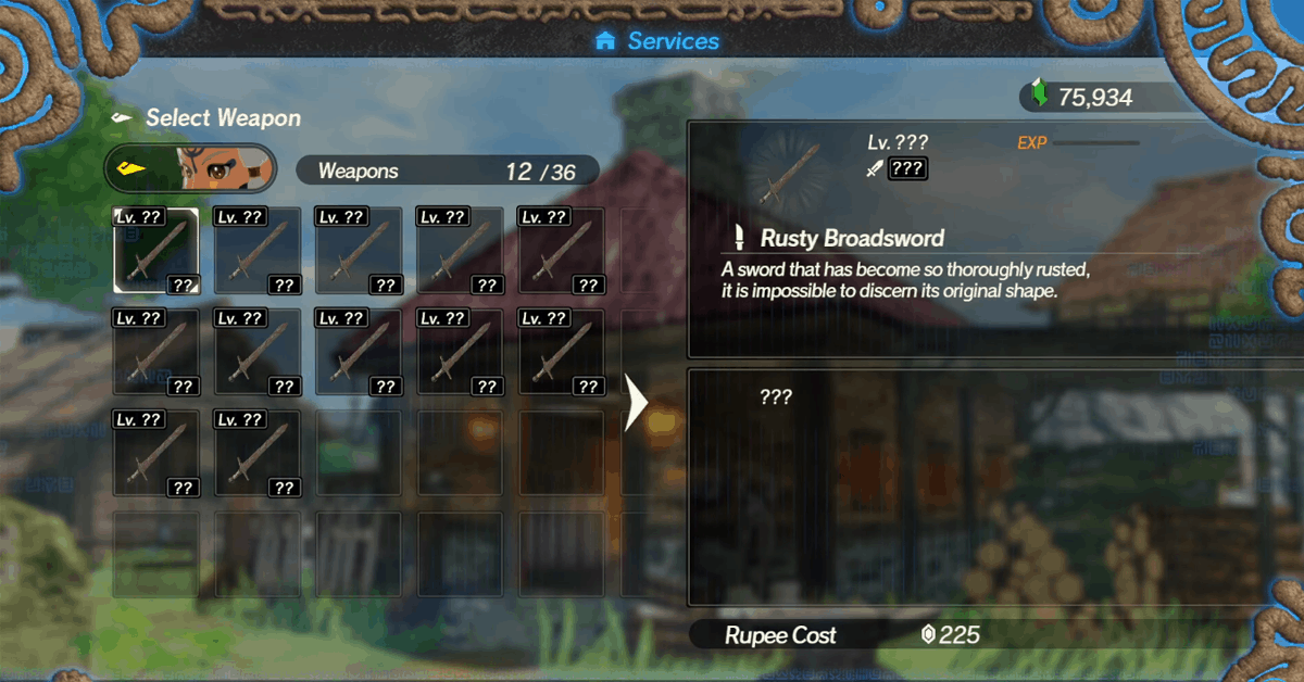 Hyrule Warriors – Age of Calamity: Rusty Weapons Guide