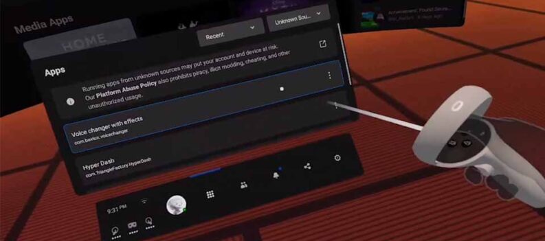 change voice vr oculus quest