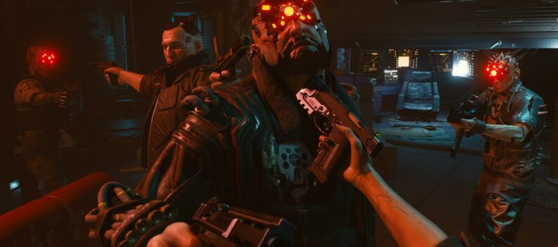 Gameplay still from Cyberpunk 2077