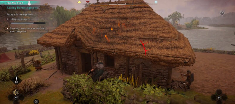 how to burn down a house assassins creed valhalla 1
