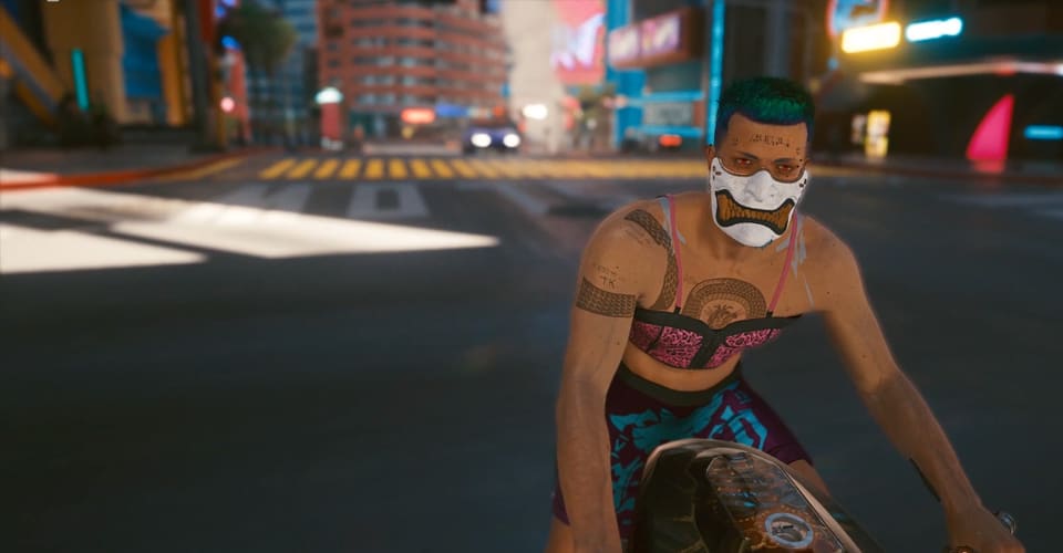 How to Get White Oni Samurai Half Mask in Cyberpunk 2077