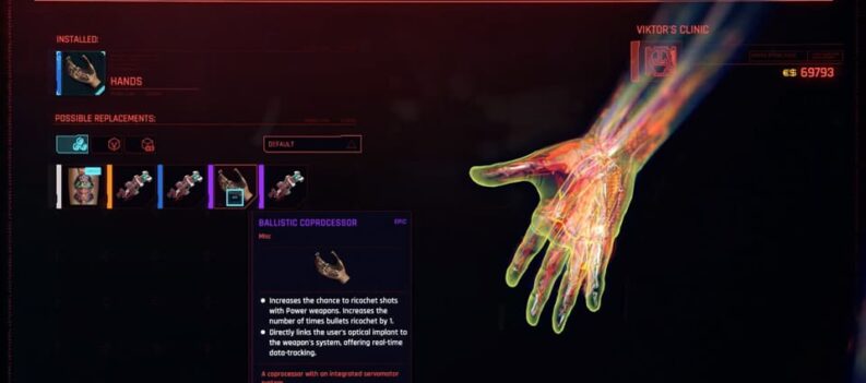 how to install bullet ricochet cyberware cyberpunk 2077