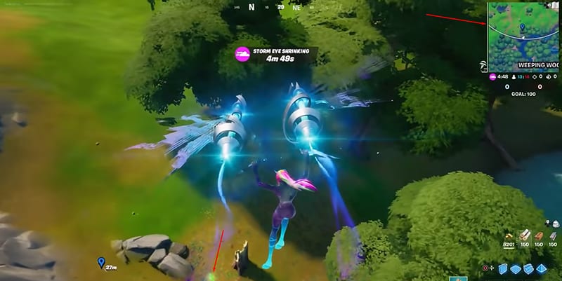 all xp coin locations week 8 fortnite chapter 2 season five