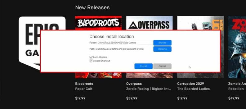 epic game move folder location