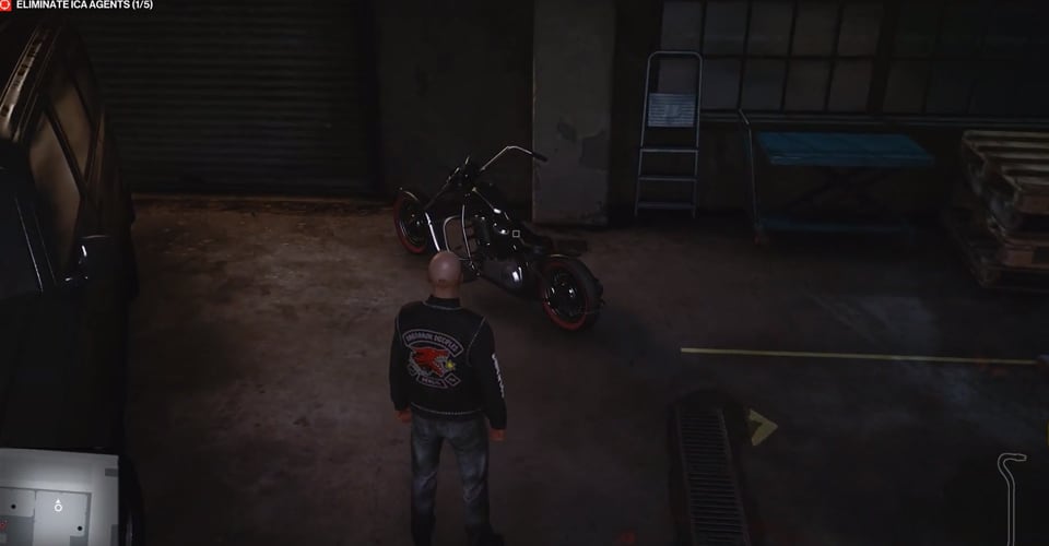 Hitman 3 Berlin: Motorcycle Key Location