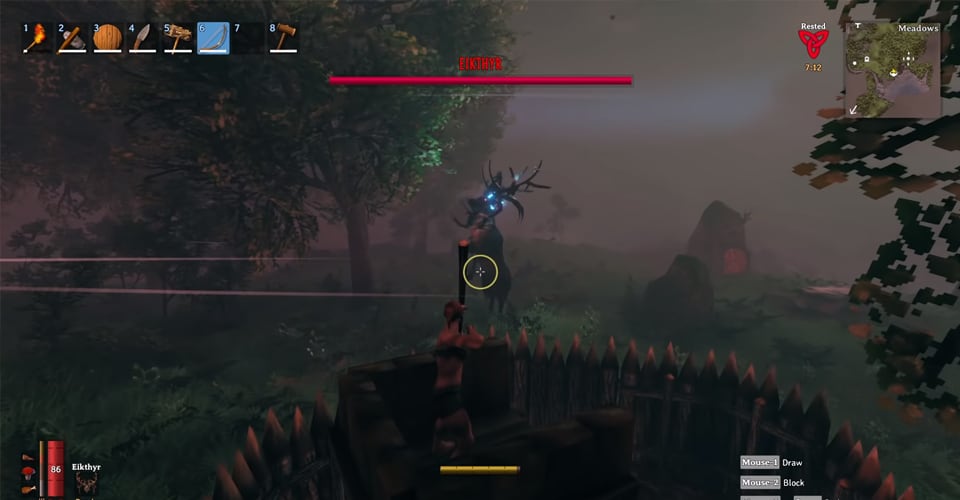 Valheim: How to Defeat First Boss – Eikthyr