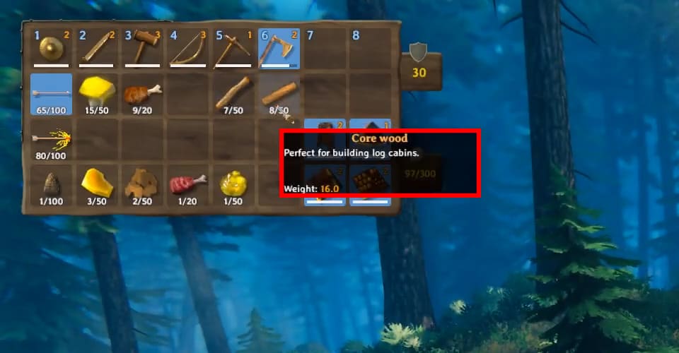 Valheim: How to Get Core Wood