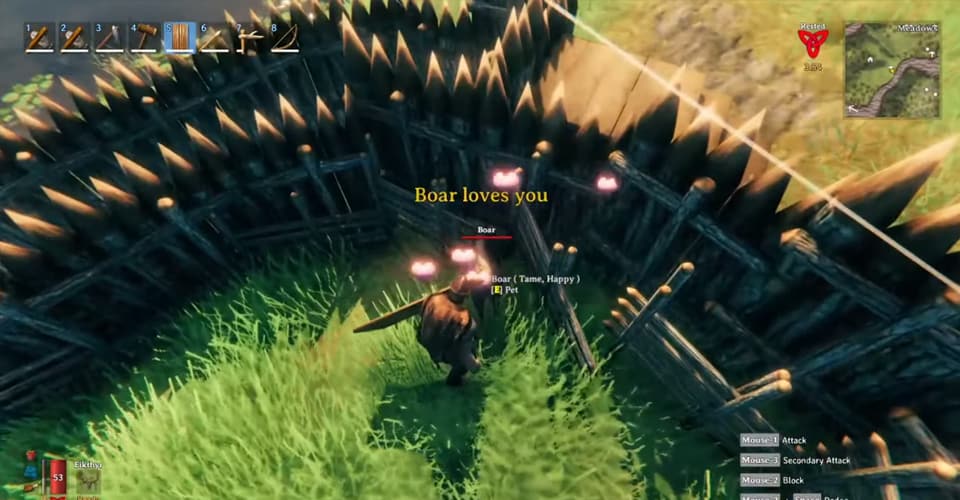 Valheim: How to Tame & Breed Boars