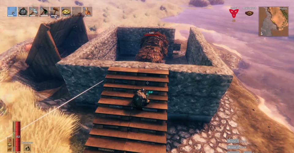 Valheim: How to Tame a Lox Creature