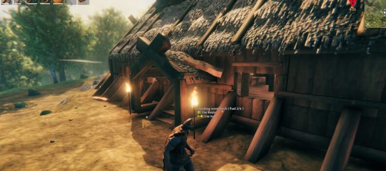 valheim how to build a viking longhouse