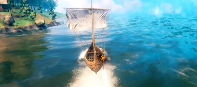 valheim how to sail