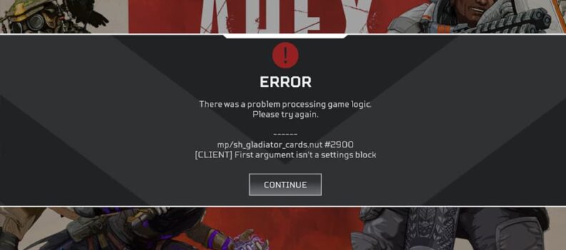 how to fix game logic error apex legends