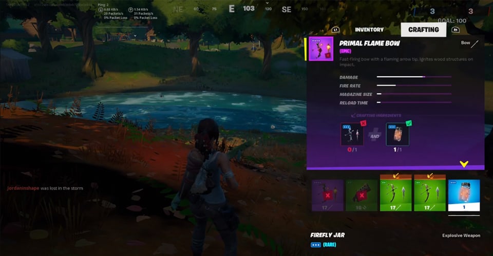 How to Get the Primal Flame Bow in Fortnite