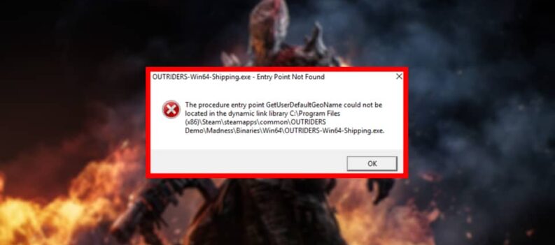 outriders win64 shipping.exe system error solved