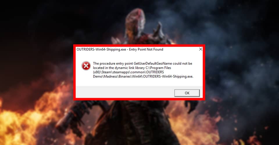 Outriders: Win64-Shipping.exe System Error [Solved]