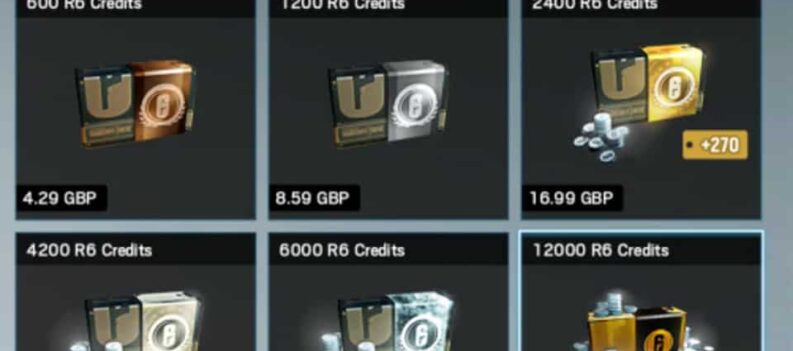 rainbow six siege cant buy credits solution