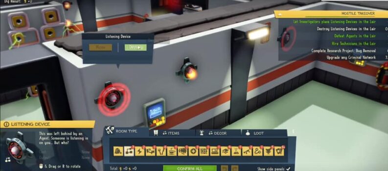 evil genius 2 how to remove listening device