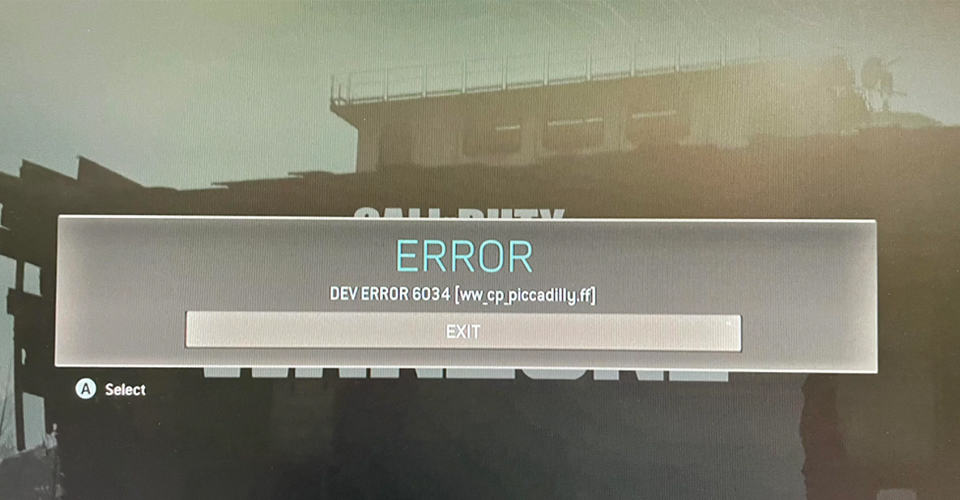COD Warzone & Modern Warfare Error 6034 Fix