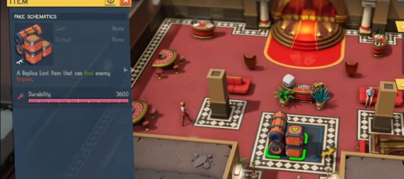 how to let agents steal fake schematics evil genius 2